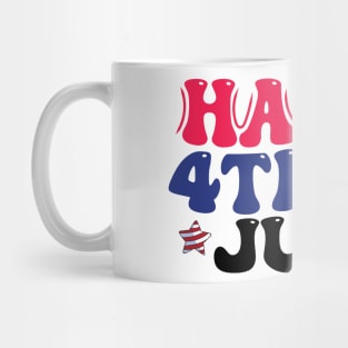 funny 4th of july design fireworks independance national day humor Mug